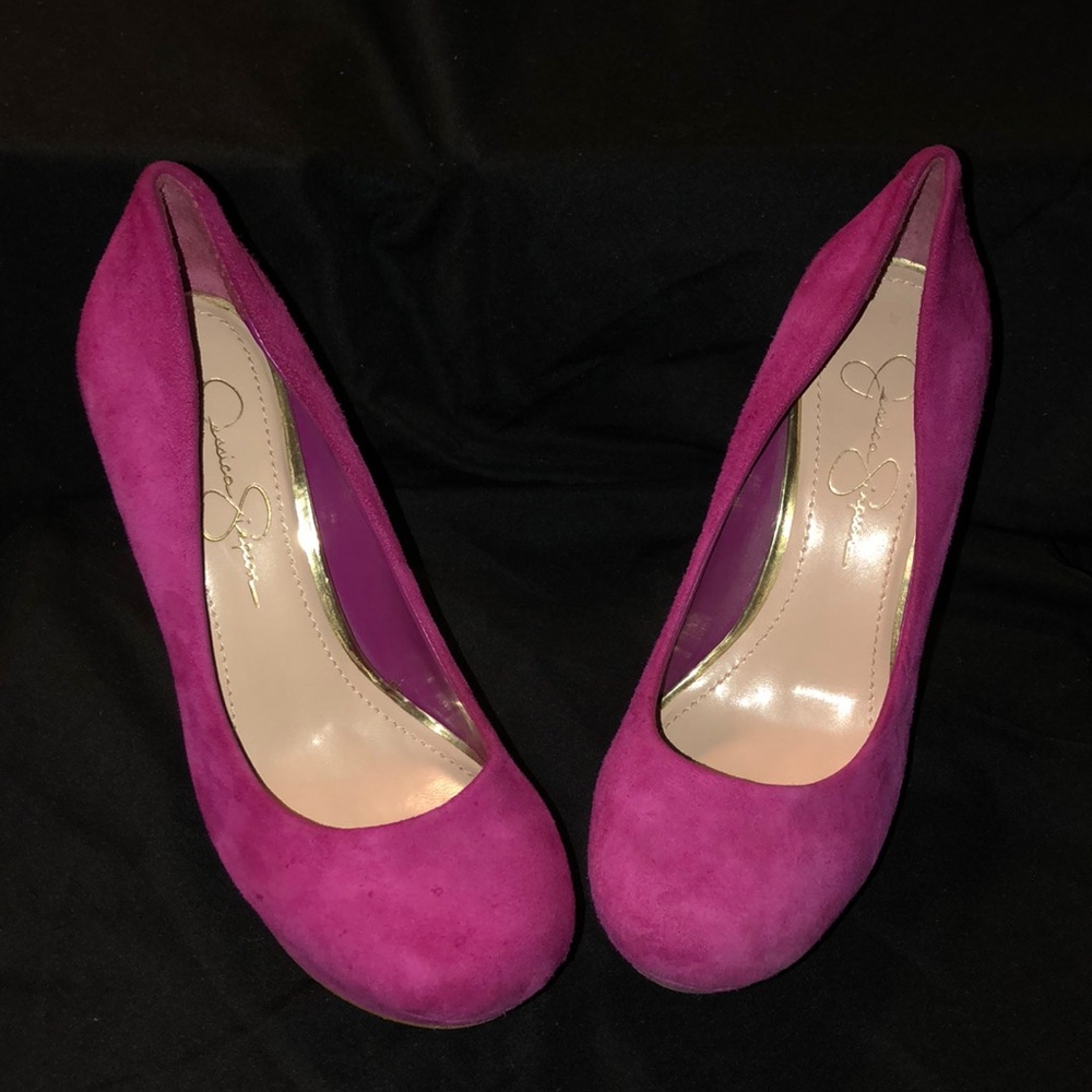 Jessica Simpson Round Toe Platform Pumps